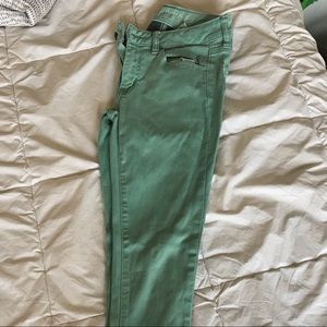 Green pants